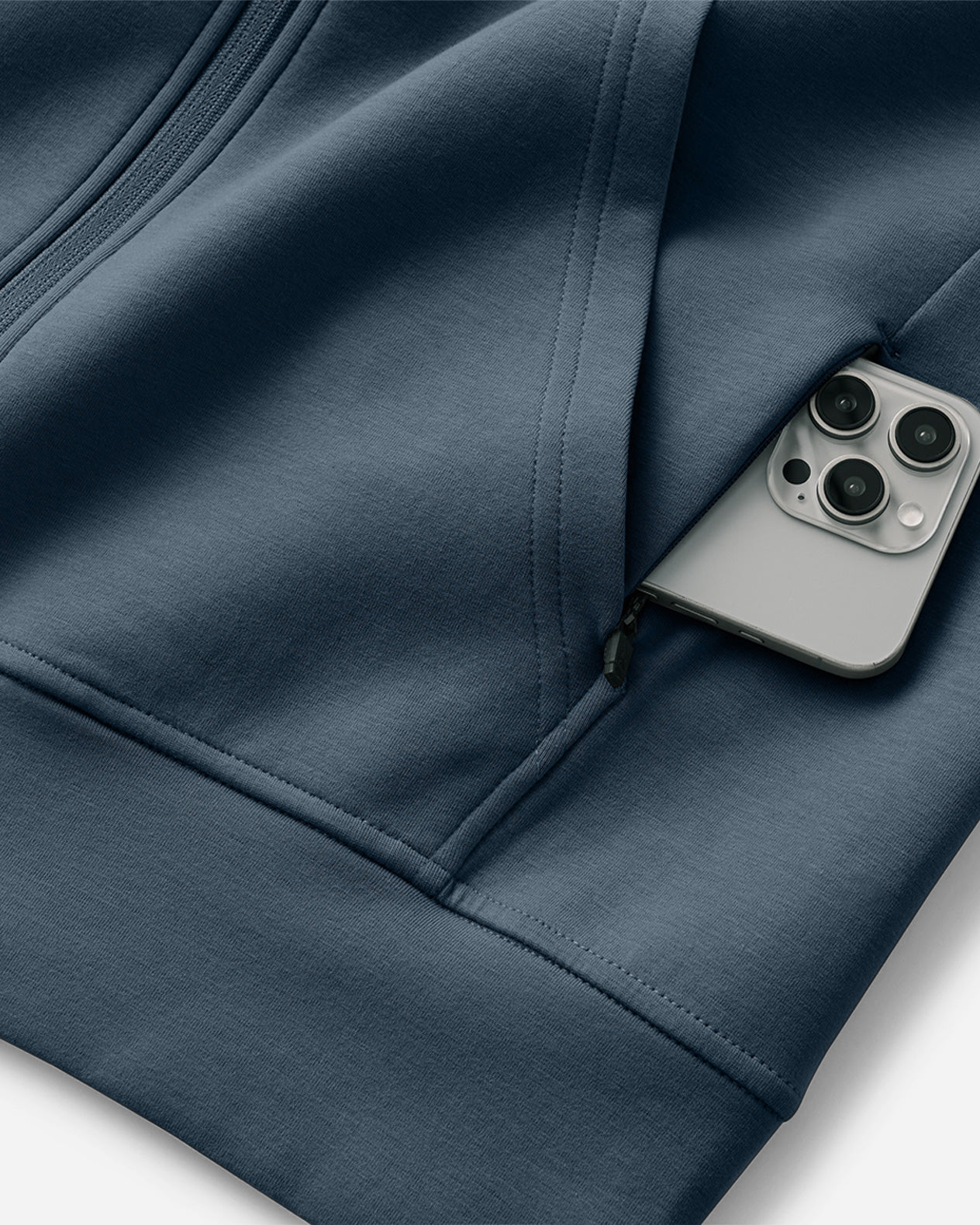 Midweight Tech Full Zip Hoodie