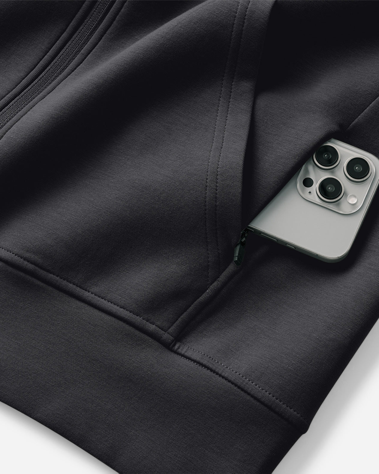 Midweight Tech Full Zip Hoodie