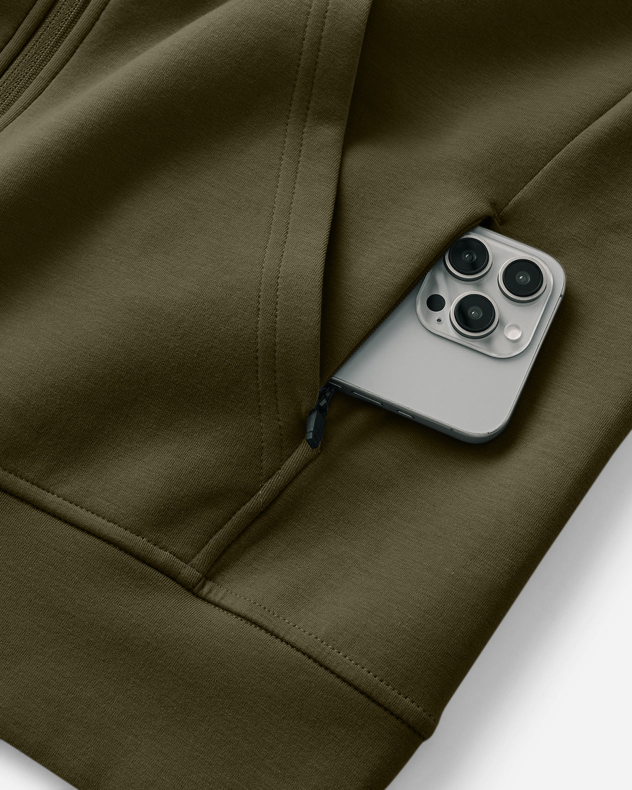Midweight Tech Full Zip Hoodie