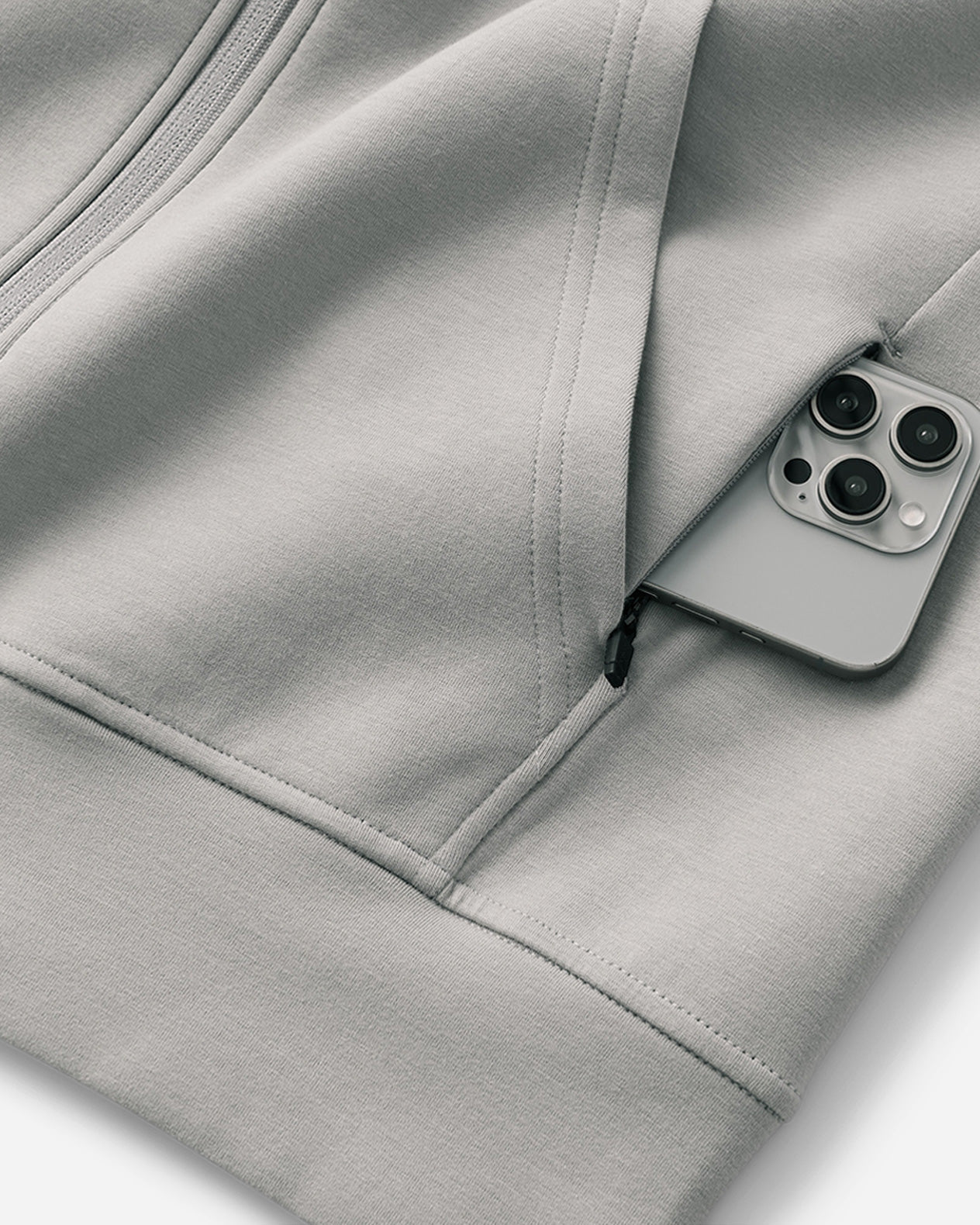 Midweight Tech Full Zip Hoodie