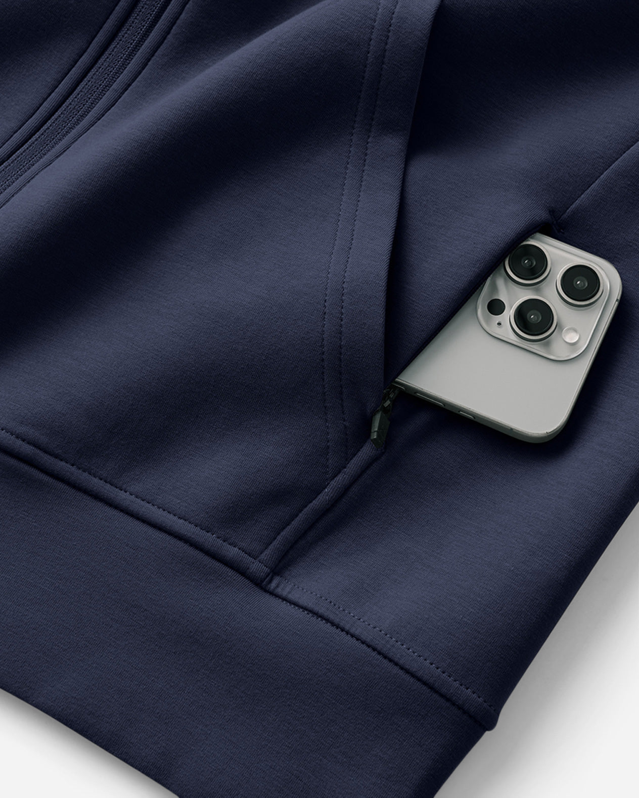 Midweight Tech Full Zip Hoodie